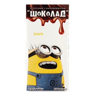 Коктейль мол "Despicable Me" 2% шоколад т/п 200г /Люстдорф/