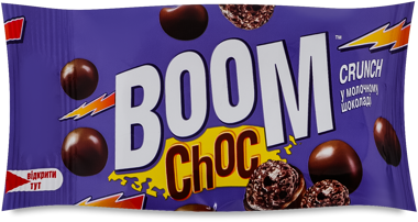 Драже "Boom Chok" рис/мол.шоколад 30г 