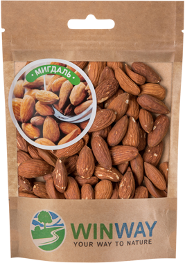 Мигдаль смажений 100г /Winway/