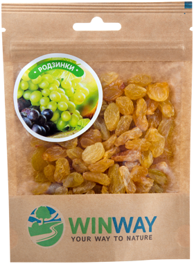Родзинки темні 100г /Winway/