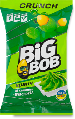 Арахіс "Big Bob" у оболонці васабі 90г