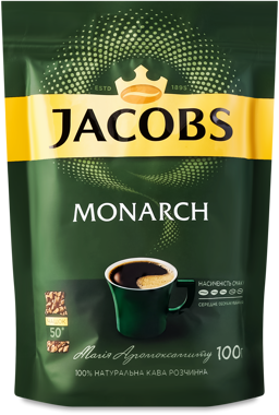 Кава "Якобс" Монарх розч екон/пак 100г 