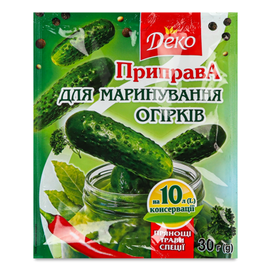 Приправа "Деко" д/маринування огірків 30г /Любисток/