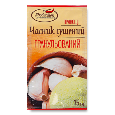Часник гранульований 15г /Любисток/
