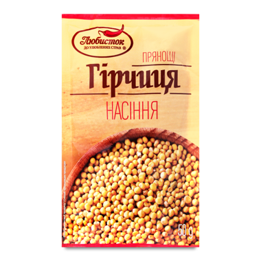 Гірчиця ціла 50г /Любисток/