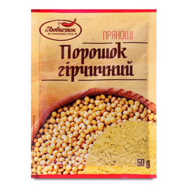 Гірчичний порошок 50г /Любисток/