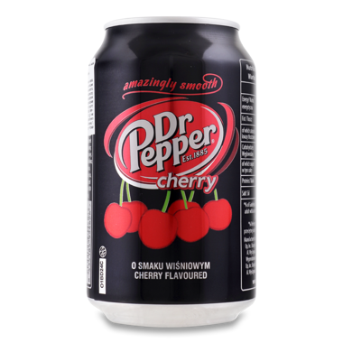 Напій "Dr.Pepper" вишня ж/б 0.33л