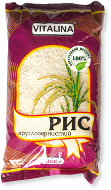 Рис круглозернистий 1кг /Vitalina/