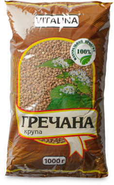 Крупа Гречана 1кг /Vitalina/