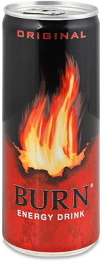 Напій енергет "BURN" Класичний ж/б 0.25л /КК/