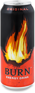 Напій енергет "BURN" Класичний ж/б 0.5л /КК/