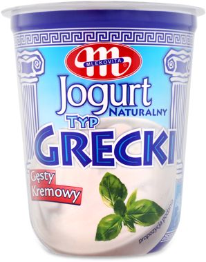 Йогурт "Grecki" натуральний 10% 400г /Mlekovita/