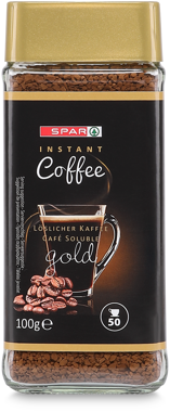 Кава "SPAR" Gold розчинна 100г 