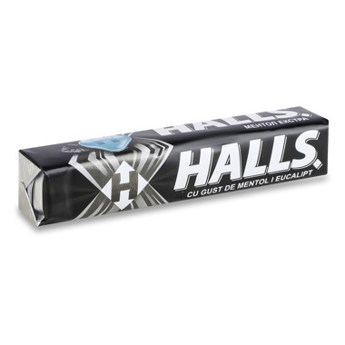 Льодяники "Halls" Extra strong 25.2г /ДН/