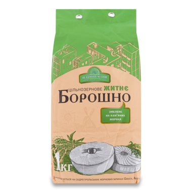 Борошно житне 1кг /Зелений млин/