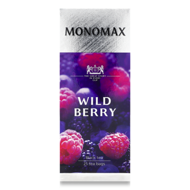 Чай "Мономах" Wild Berry чорний ягоди/ар чорниці 25*2г /Мономах/