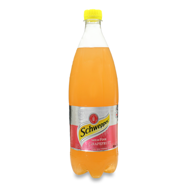 Напій "Schweppes" рожевий грейпфрут 1л пет /КК/