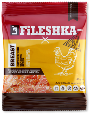 Грудка куряча в кунжуті 45г /La’Fileshka/