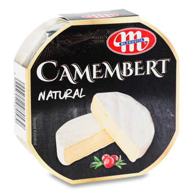 Сир "Camembert" натур з пліснявою 120г /Mlekovita/