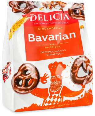 Пряники "Баварські" 250г /Деліція/