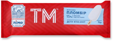 Морозиво "ТМ Пломбір" б/глаз 70г н/п /ЛіМо/