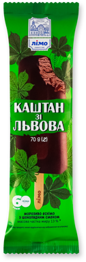 Морозиво "Каштан зі Львова" шокол конд/гл 70г н/п /ЛіМо/
