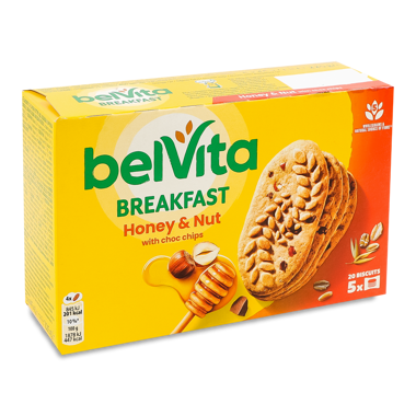 Печиво "BelVita" мед/горіх 225г /Крафт/