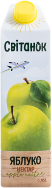 Нектар "Світанок" Яблучний осв 0.95л 