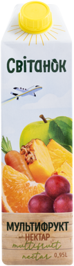 Нектар "Світанок" Мультифруктовий 0.95л 