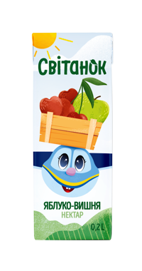 Нектар "Світанок" Яблучно-вишневий осв 0.2л 
