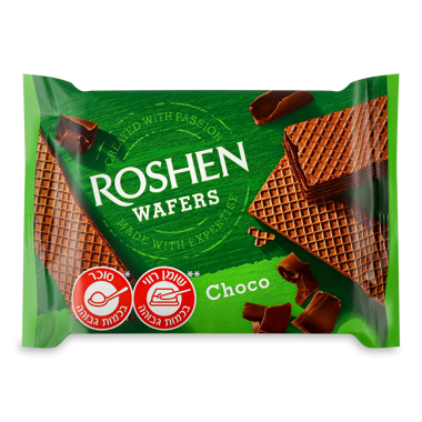Вафлі "Wafers" шоколад 72г /Рошен/
