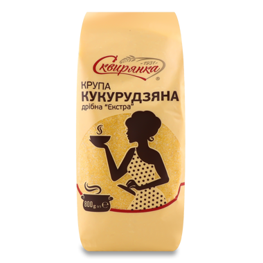 Крупа кукурудзяна "Екстра" дрібна №108 800г /Сквирянка/