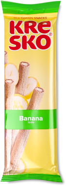 Трубочки "Kresko" банан 40г /АВК/