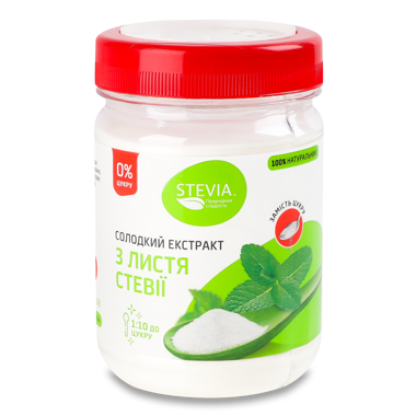Екстракт солодкий з листя стевії 150г /Stevia/