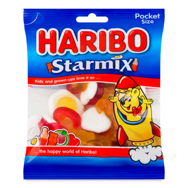 Цукерки жувальні "Starmix" 80г /Haribo/