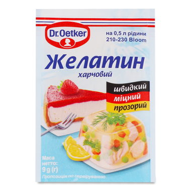 Желатин 9г /Oetker/