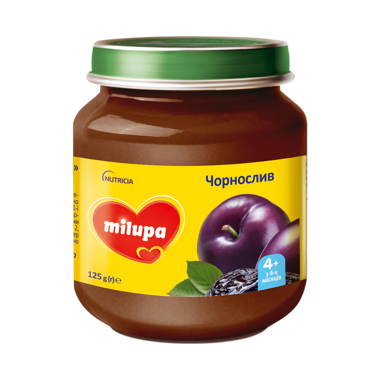 Пюре "Milupa" Чорнослив 125г /Нутріція/