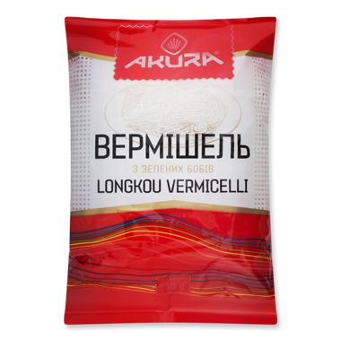 Вермішель з зелених бобів 150г /Akura/
