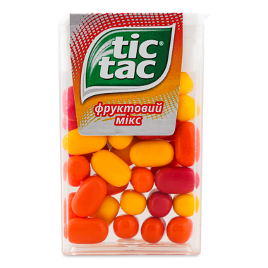 Драже "Tic-Tac" Фруктовий мікс 18г