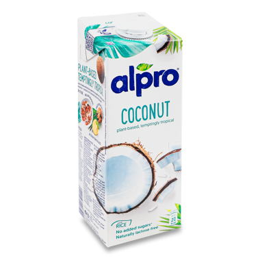 Напій кокосовий "Alpro" з рисом оригинальний 1л