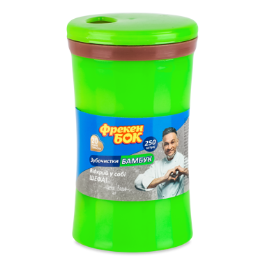 Зубочистки бамбукові 250шт /Фр-Б/