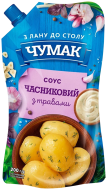 Соус "Чумак" Часниковий д/п 200г 