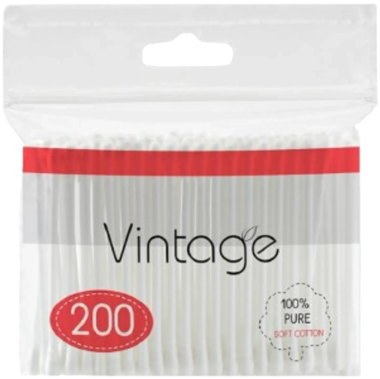 Ватні палички "Vintage" 200шт м/уп /SM/