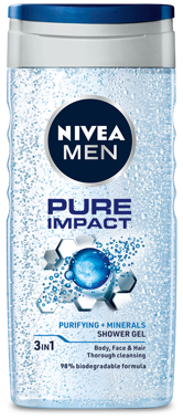 Гель NIVEA д/душу д/чол Заряд Чистоти 250мл /SM/