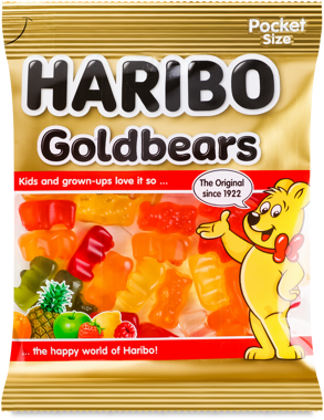 Цукерки жувальні "Золоті Ведмеді" 80г /Haribo/