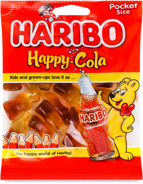 Цукерки жувальні "Весела Кола" 80г /Haribo/