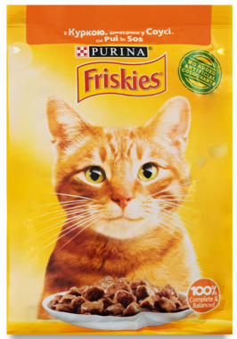 Конс "Фріскіс" курка шмат в соусі 85г