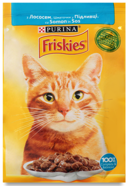 Конс "Фріскіс" лосось шмат у підливці 85г