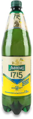 Пиво "Львівське" 1715 пет 1.12л