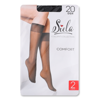 Гольфи ж-чі "Siela" Сomfort 20 nero